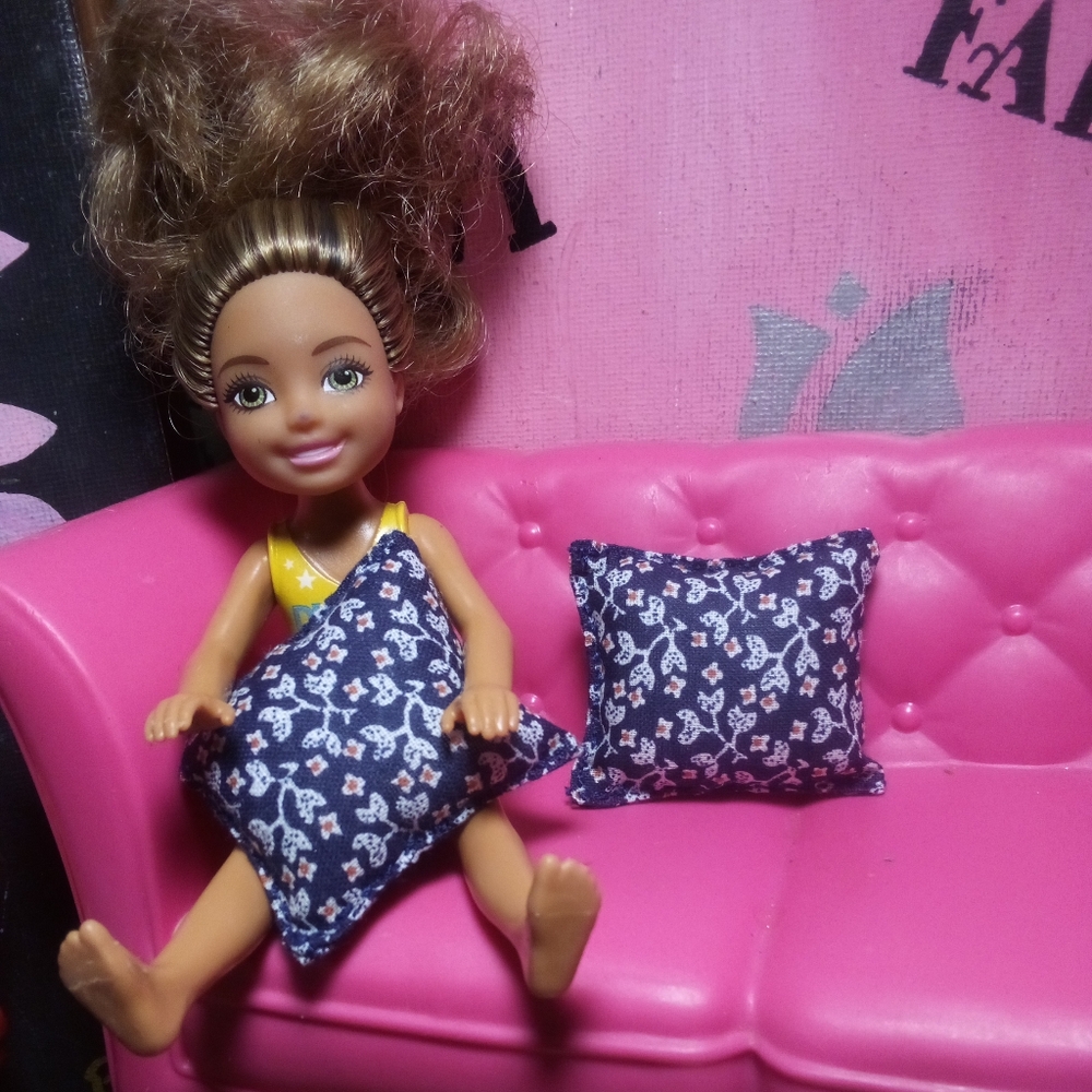Dollhouse Decor Miniature Throw Pillows